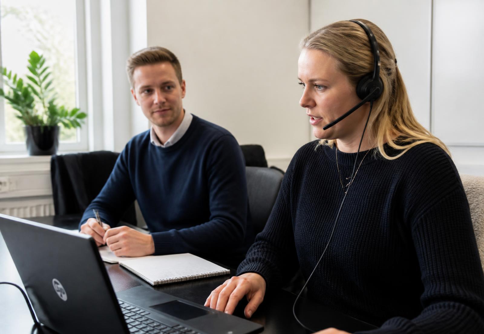 Qpays support- och installationsteam på kontoret i Göteborg